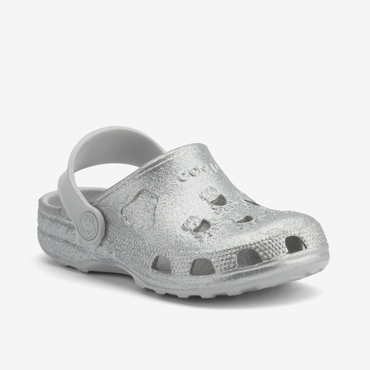LITTLE FROG KHAKI GREY GLITTER