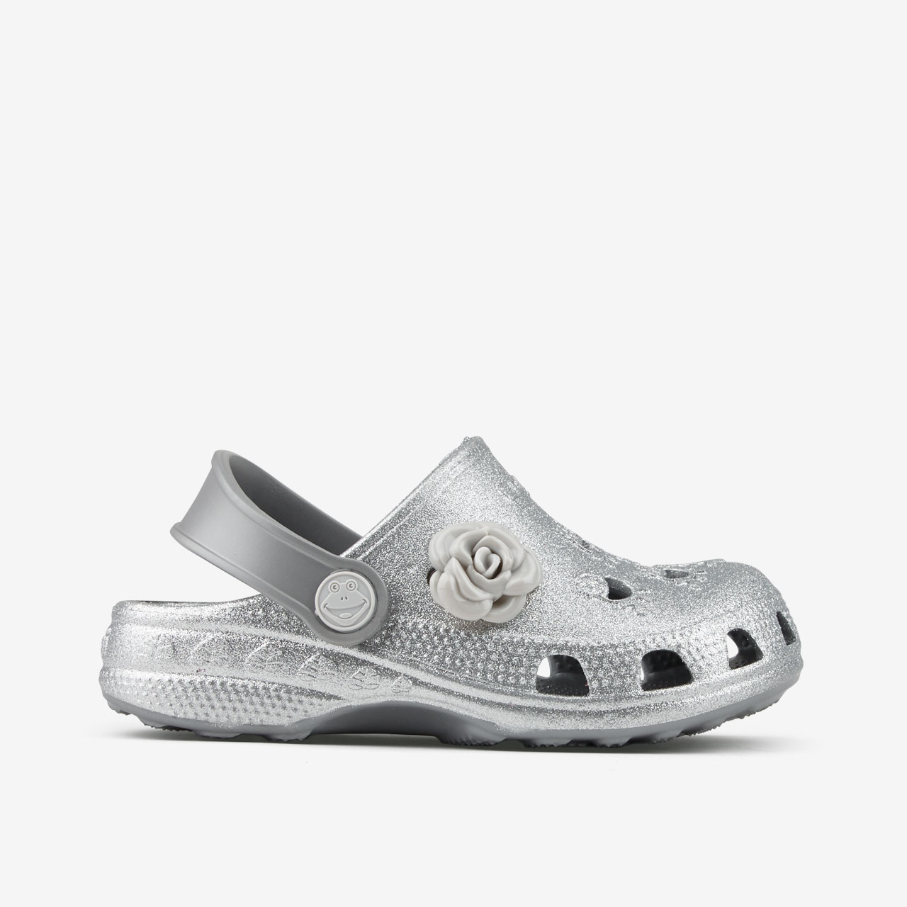LITTLE FROG KHAKI GREY GLITTER + AMULET - Imagen 2