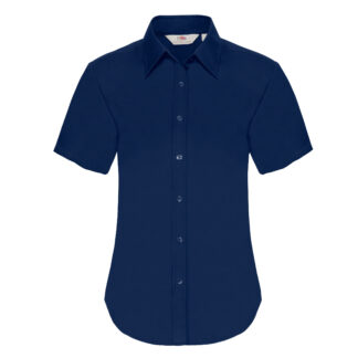 CAMISA OXFORD MANGA CORTA MUJER
